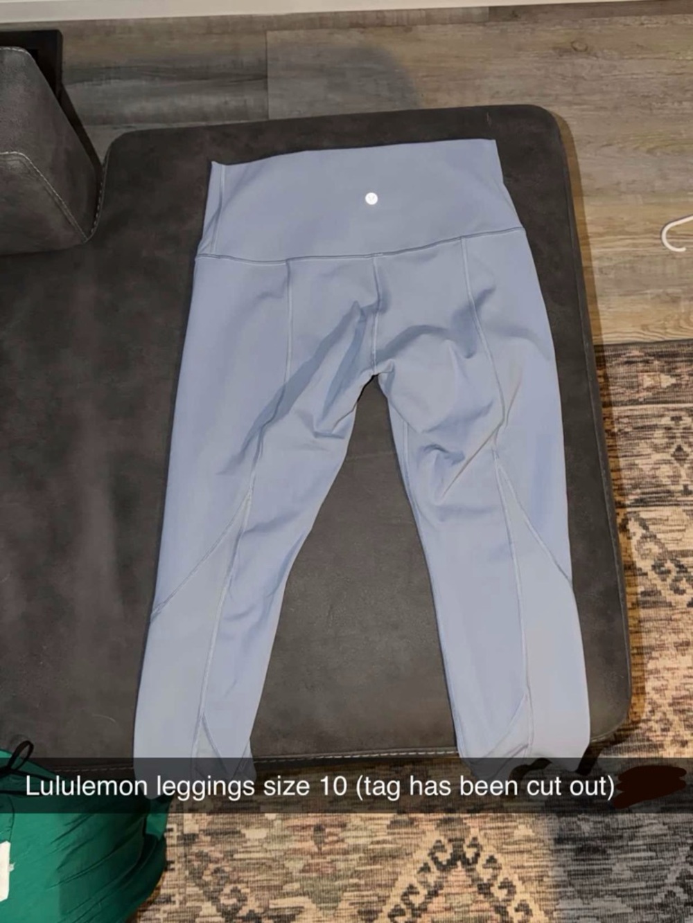 lululemon athletica Light Blue High-Waist Leggings